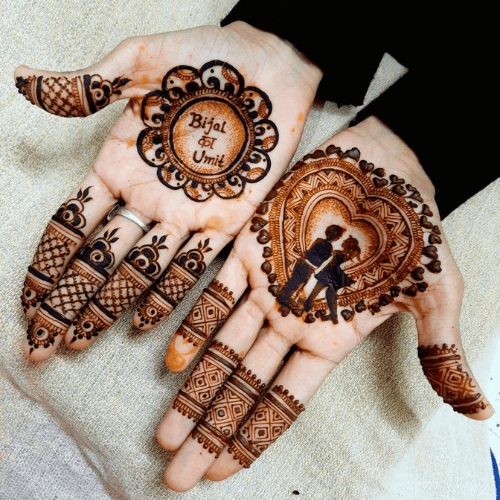 Creative Mehndi Design for men