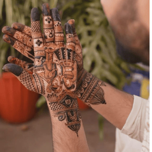 Wedding Mehndi Designs for Men