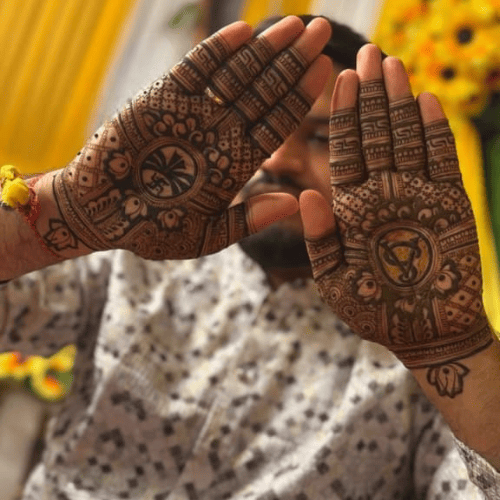 Wedding Mehndi Designs for Men