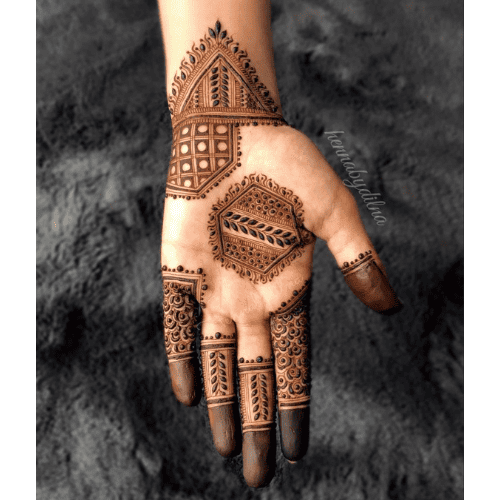Unique Mehndi Design for men