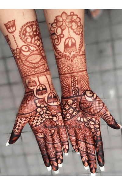 Rajasthani Heritage Mehndi Design