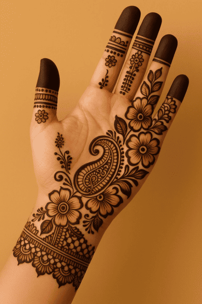 Paisley Perfection Mehndi Design