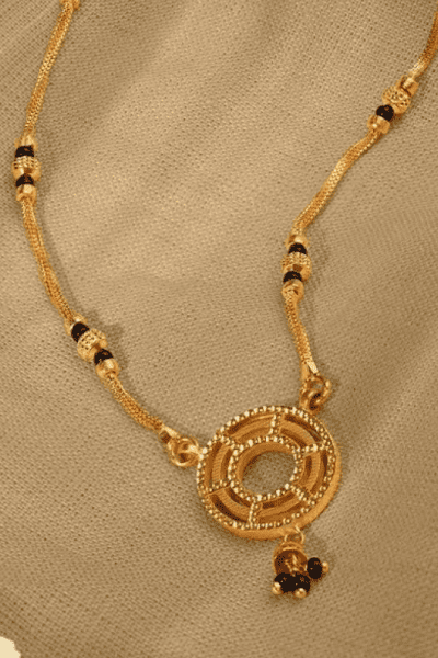Traditional Gold Ring Mangalsutra