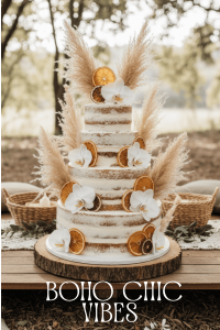 Boho Chic Vibes Cake